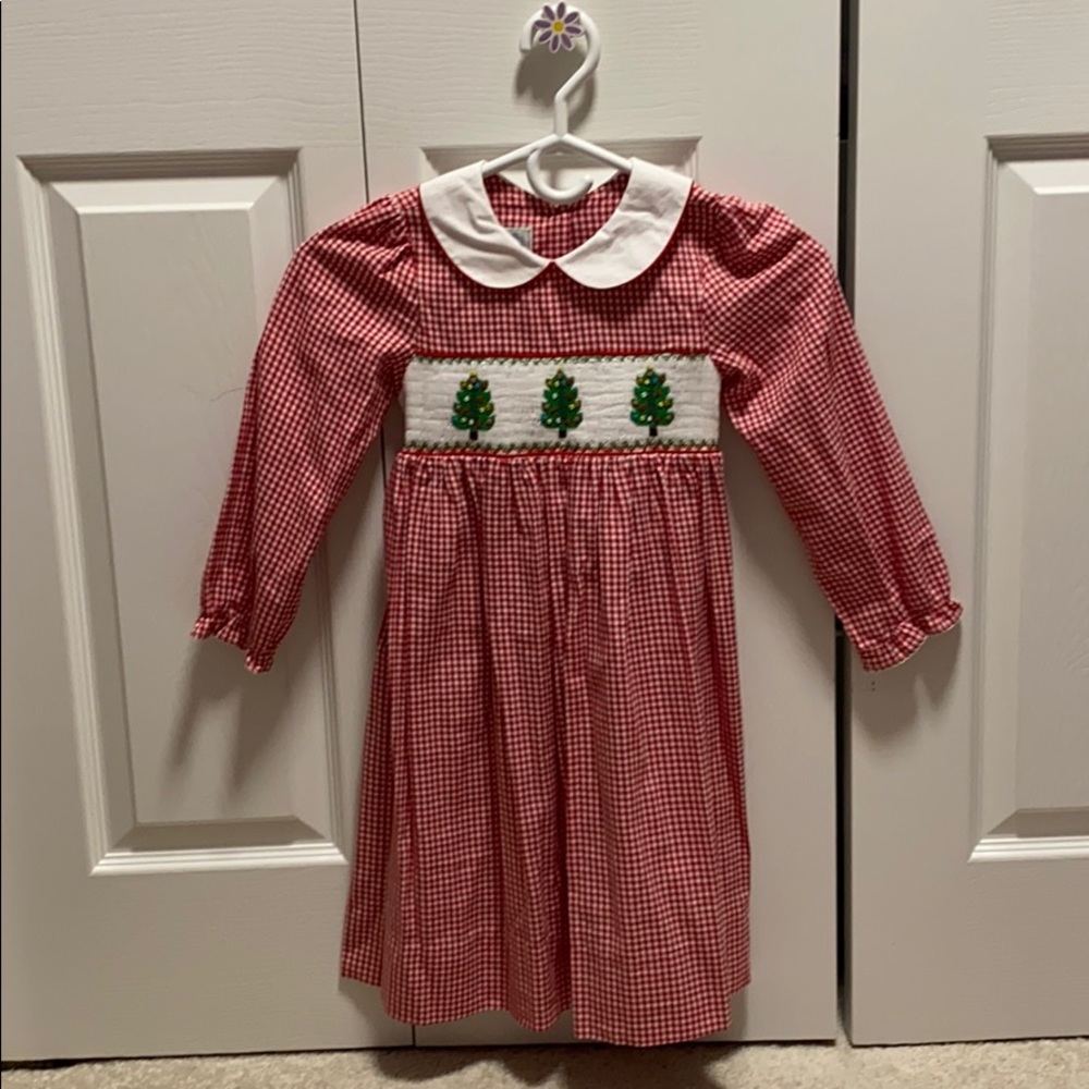 Smocked Christmas dress